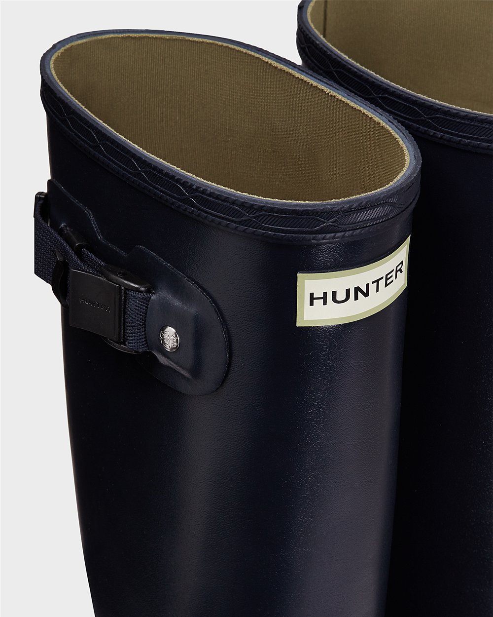 Womens Hunter Tall Rain Boots Navy - Norris Field - 0785139-EO